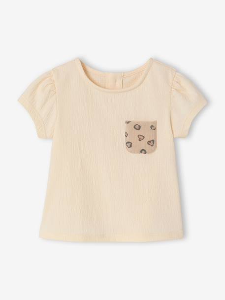 Bébé-T-shirt, sous-pull-T-shirt manches courtes bébé fille