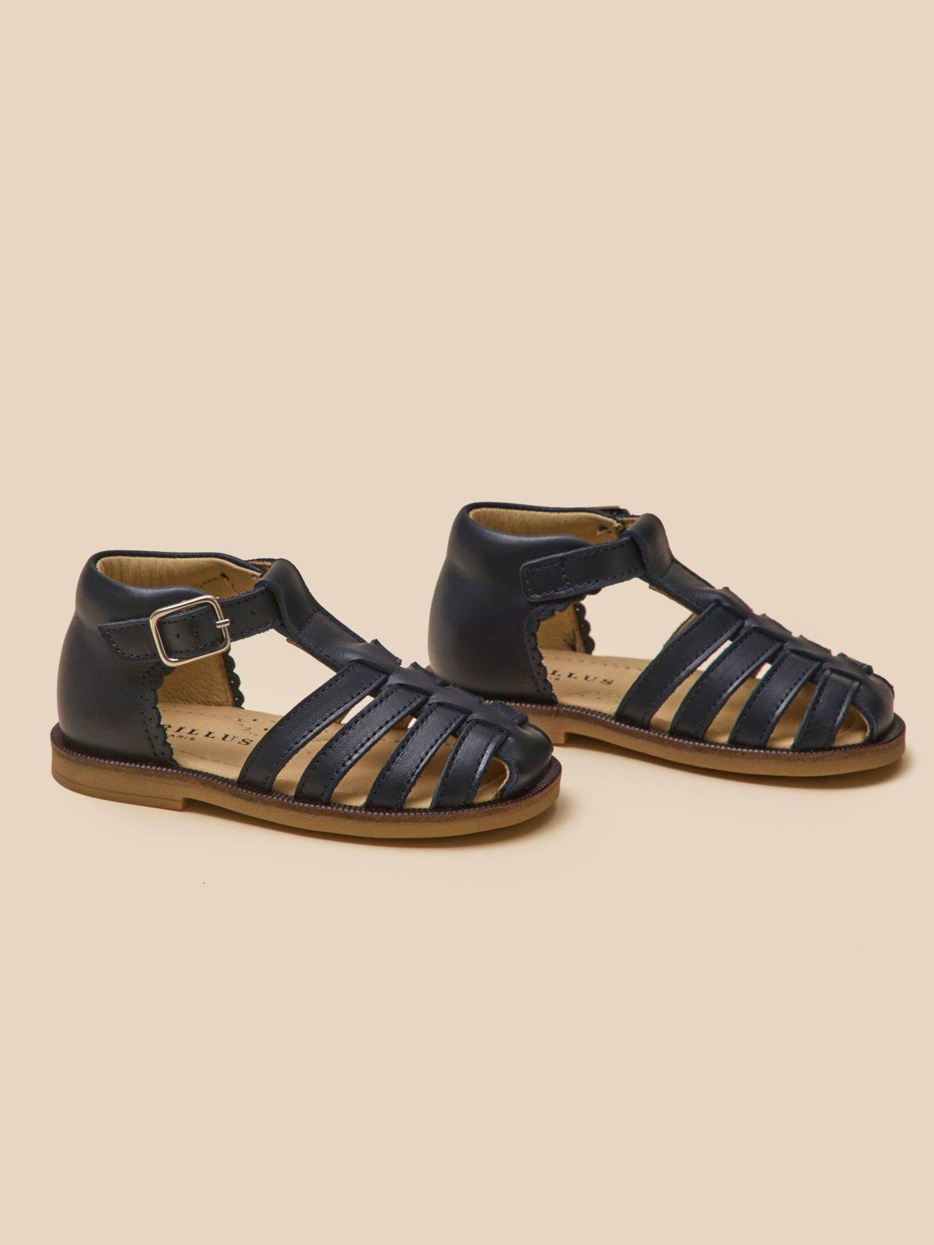 Sandales Fisher En Cuir Bb Marine 32 €