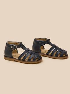 Chaussures-Chaussures fille 23-38-Sandales-Sandales fisher en cuir bébé