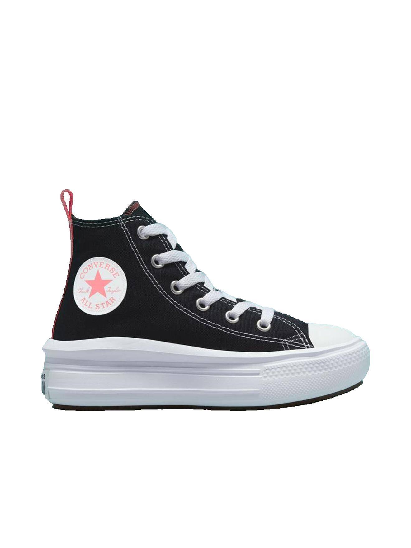 Basket Junior Chuck Taylor All Star Move High Unisexe, Style Et Confort Noir