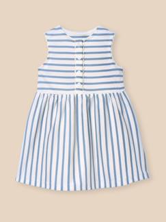 Bébé-Robe, jupe-Robe rayée bébé - coton biologique