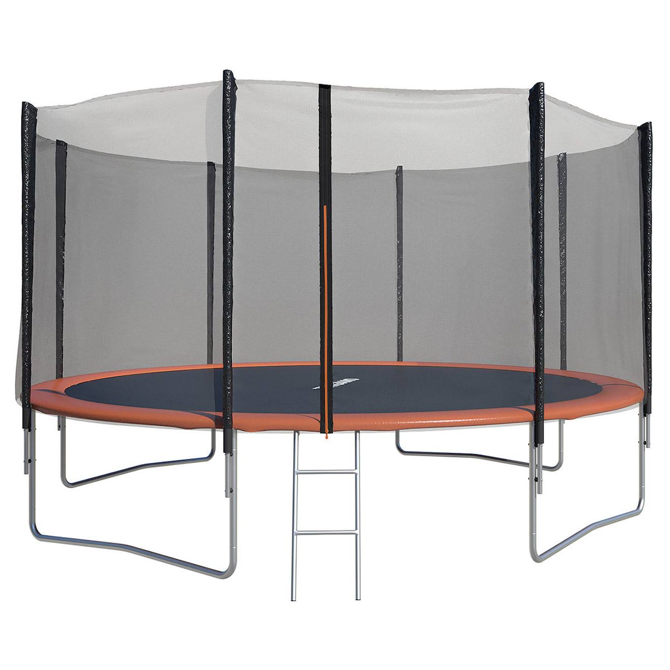 Trampoline Ø 3,66 M Avec Filet De Sécurité Et Échelle Pour Enfants Noir