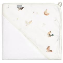 -Ma première cape de bain en coton et bambou gallina