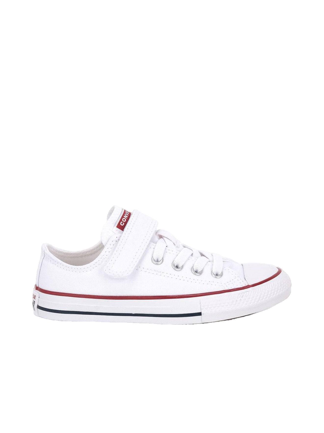 Chaussures sneakers unisexe 1v ox blanc confort et adhérence junior blanc