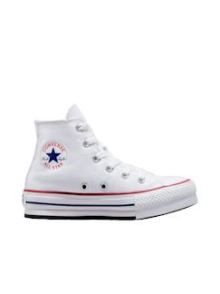 Basket montante chuck taylor all star eva lift blanc – confort et design junior  - vertbaudet enfant