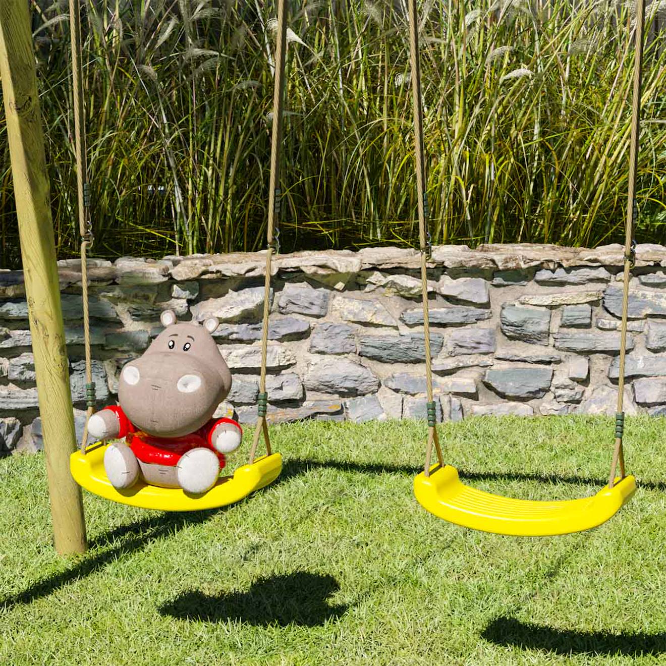 Balançoire Plastique Pour Portique 2 M - 2,5 M Jaune