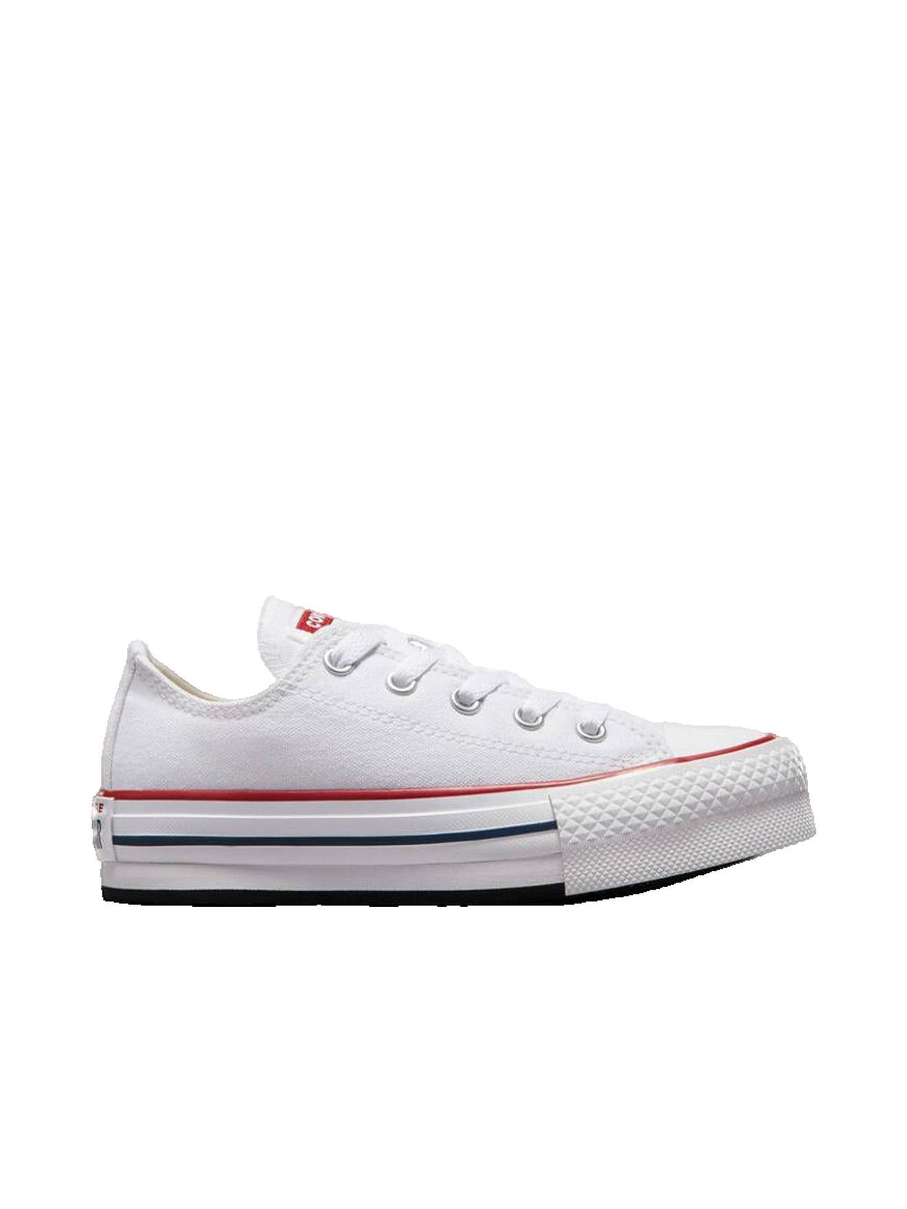 Basket Basse Ctas Platfo Ox Blanche – Confort Et Style Junior Blanc