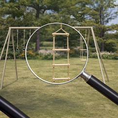 Jouet-Echelle de corde pour portique balançoire 3,00 / 3,50 m. Pour enfants