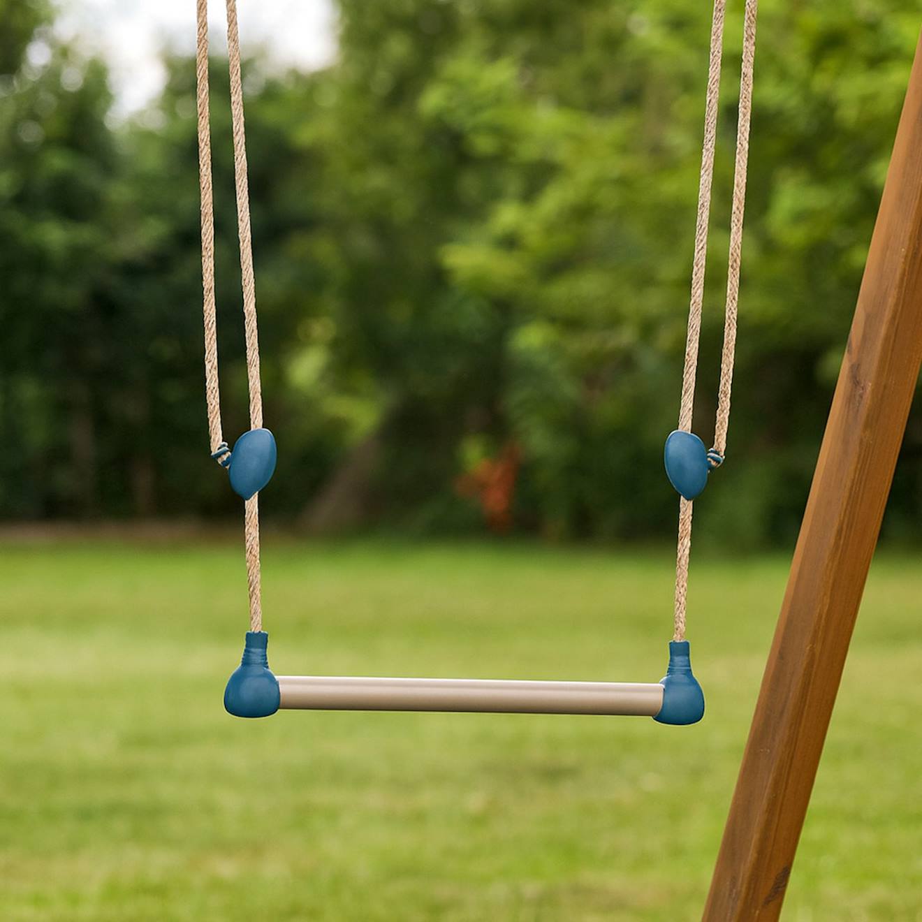 Trapèze Pour Portique Balançoire 3 M - 3,5 M Pour Enfants Bleu