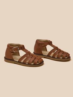 Chaussures-Chaussures fille 23-38-Sandales-Sandales fisher en cuir bébé