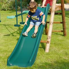 Jouet-Glissière toboggan double vague pour portiques à plateformes h90 cm