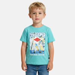 Garçon-T-shirt, polo, sous-pull-T shirt garçon manches courtes imprimé plage