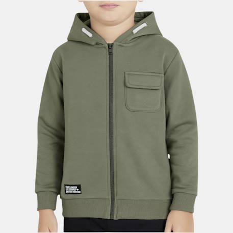 Garçon-Manteau, veste-Veste-Veste sweat à capuche garçon imprimée