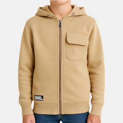 -Veste sweat à capuche garçon imprimée