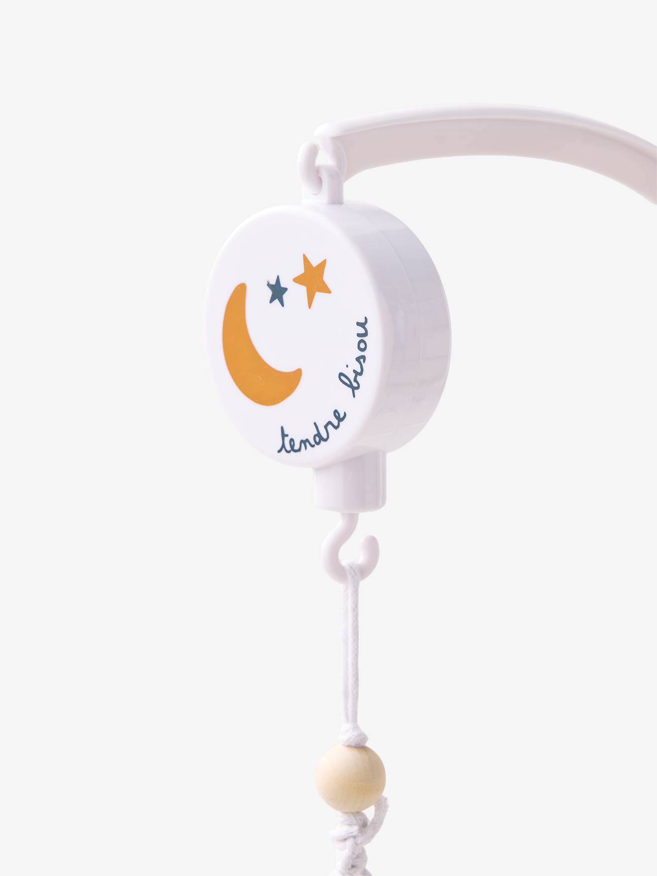 Mobile musical tissu et velours beige (Vertbaudet) - Image 2