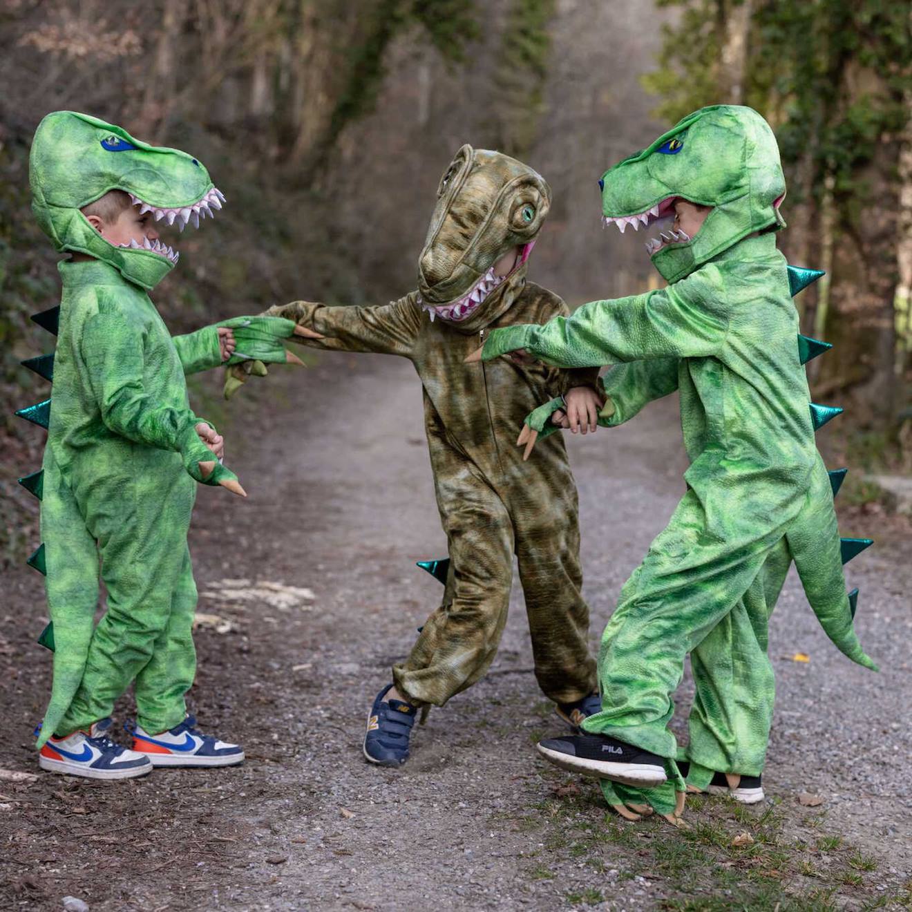 Déguisement Enfant Combinaison Dinosaure T-rex Vert Déguisement Enfant Combinaison Dinosaure T-rex Vert