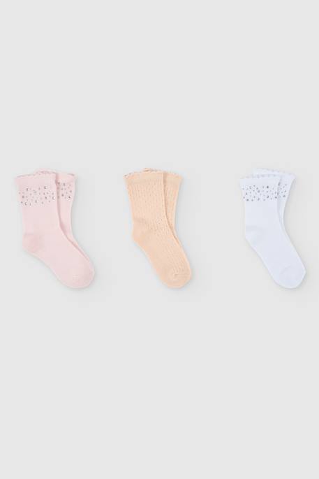 Pack de chaussettes en coton  - vertbaudet enfant
