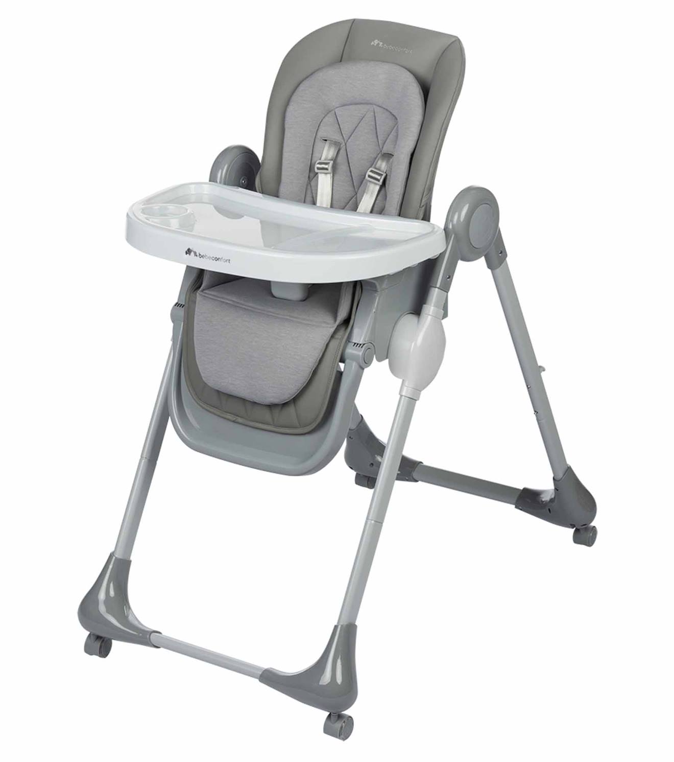 Chaise Haute Bébé Évolutive Multi-positions Olea Tinted Gray 2