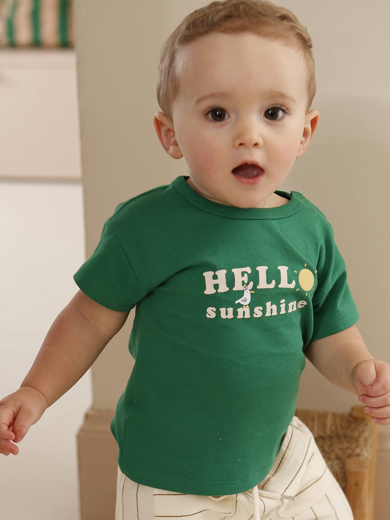 T-shirt bébé garçon vert