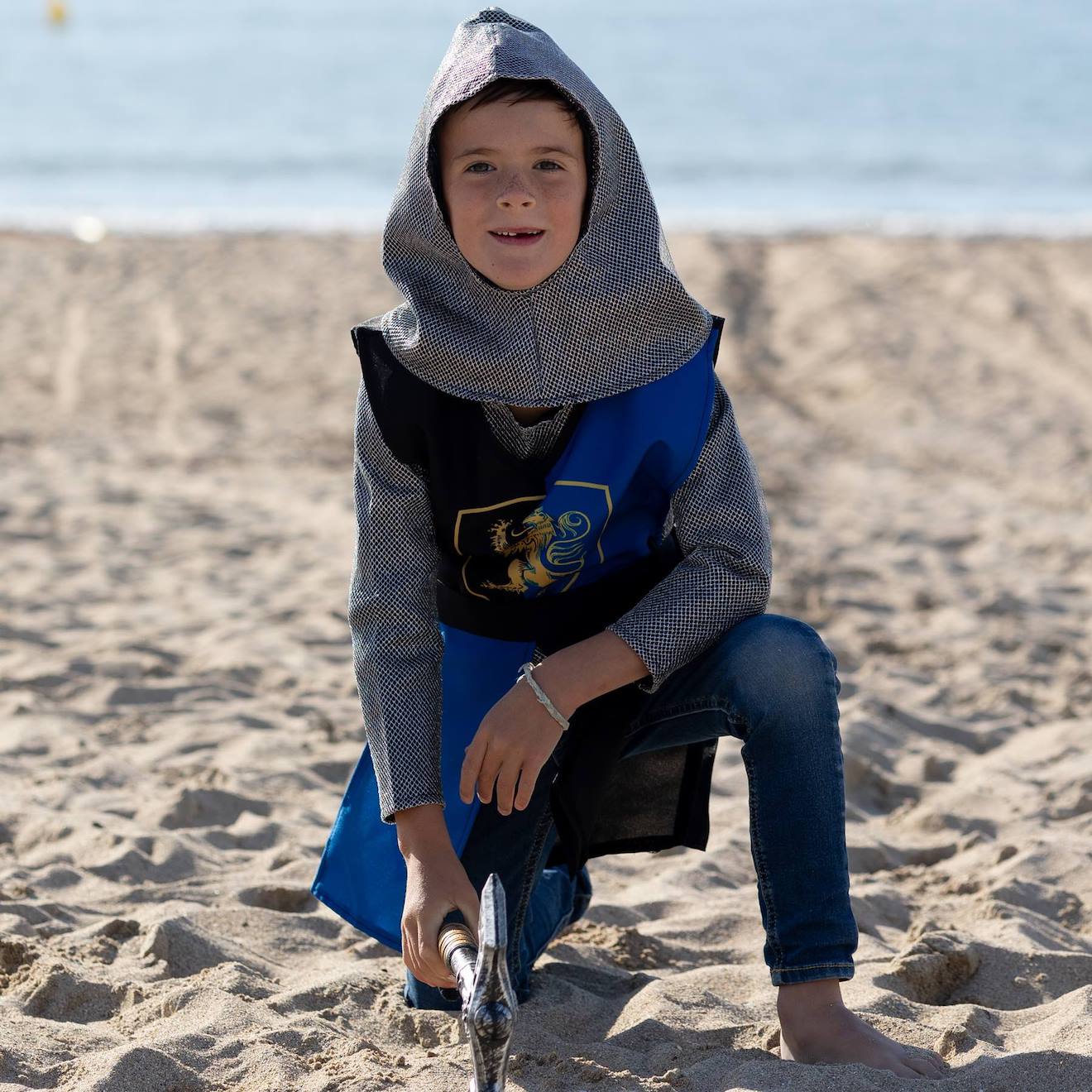 Déguisement Enfant – Chevalier Richard Bleu