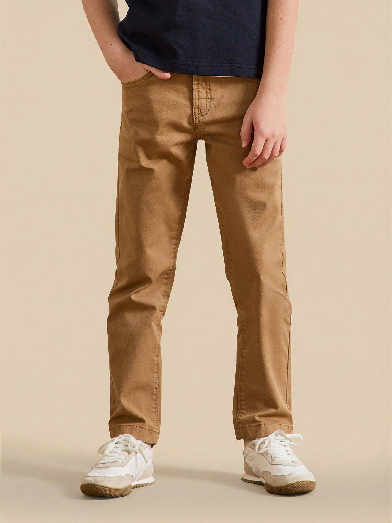 Pantalon 5 Poches Garçon Toffee