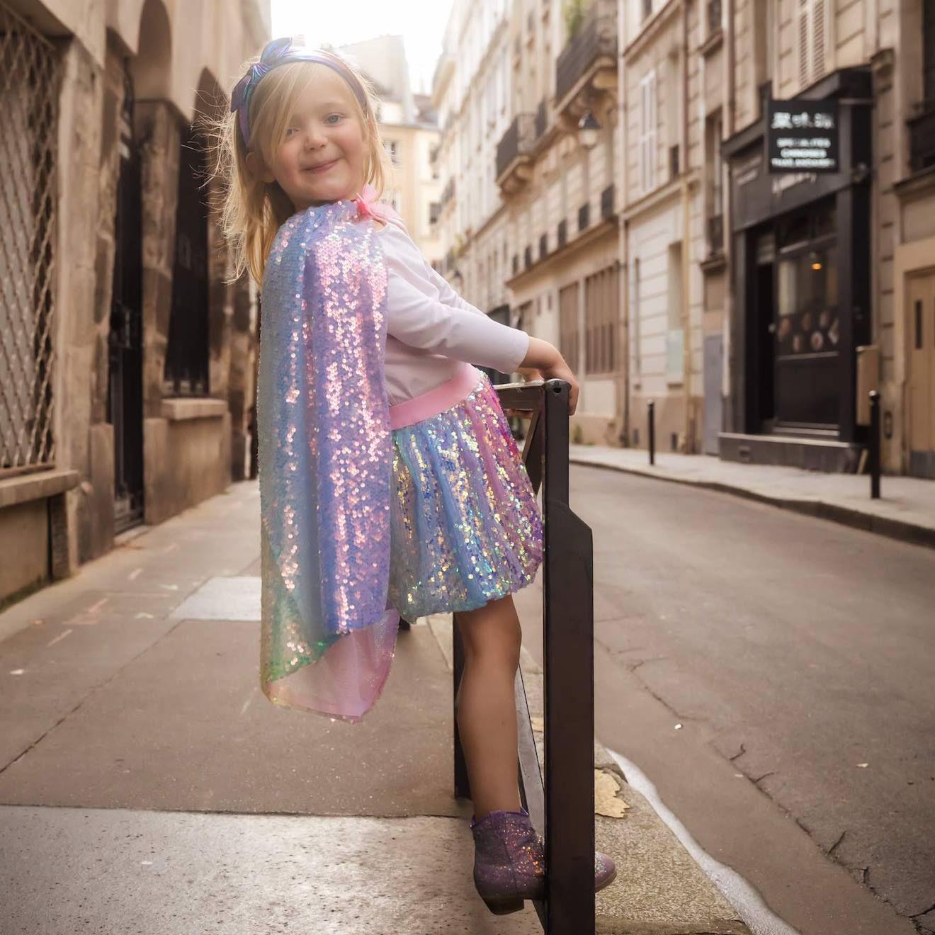 Déguisement Enfant Jupe Tutu À Sequins Multicolore Déguisement Enfant Jupe Tutu À Sequins Multicolore