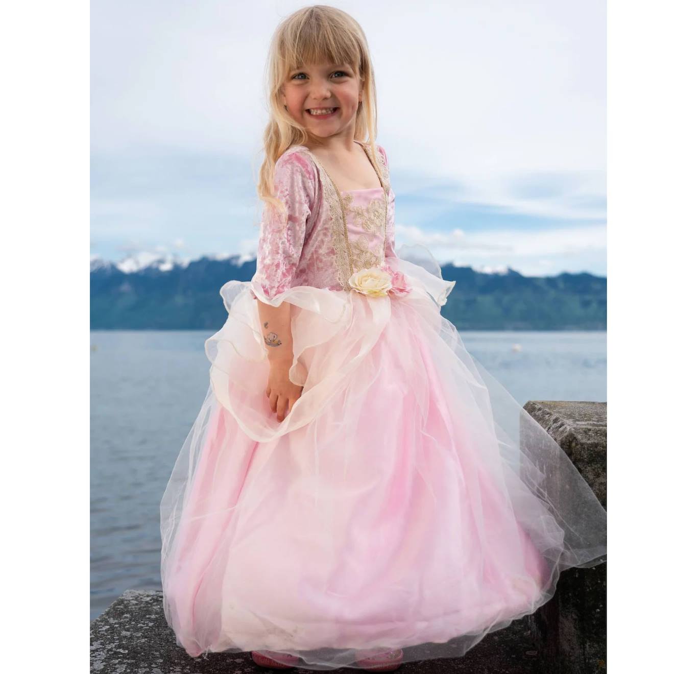 Déguisement Enfant Robe De Princesse Rose