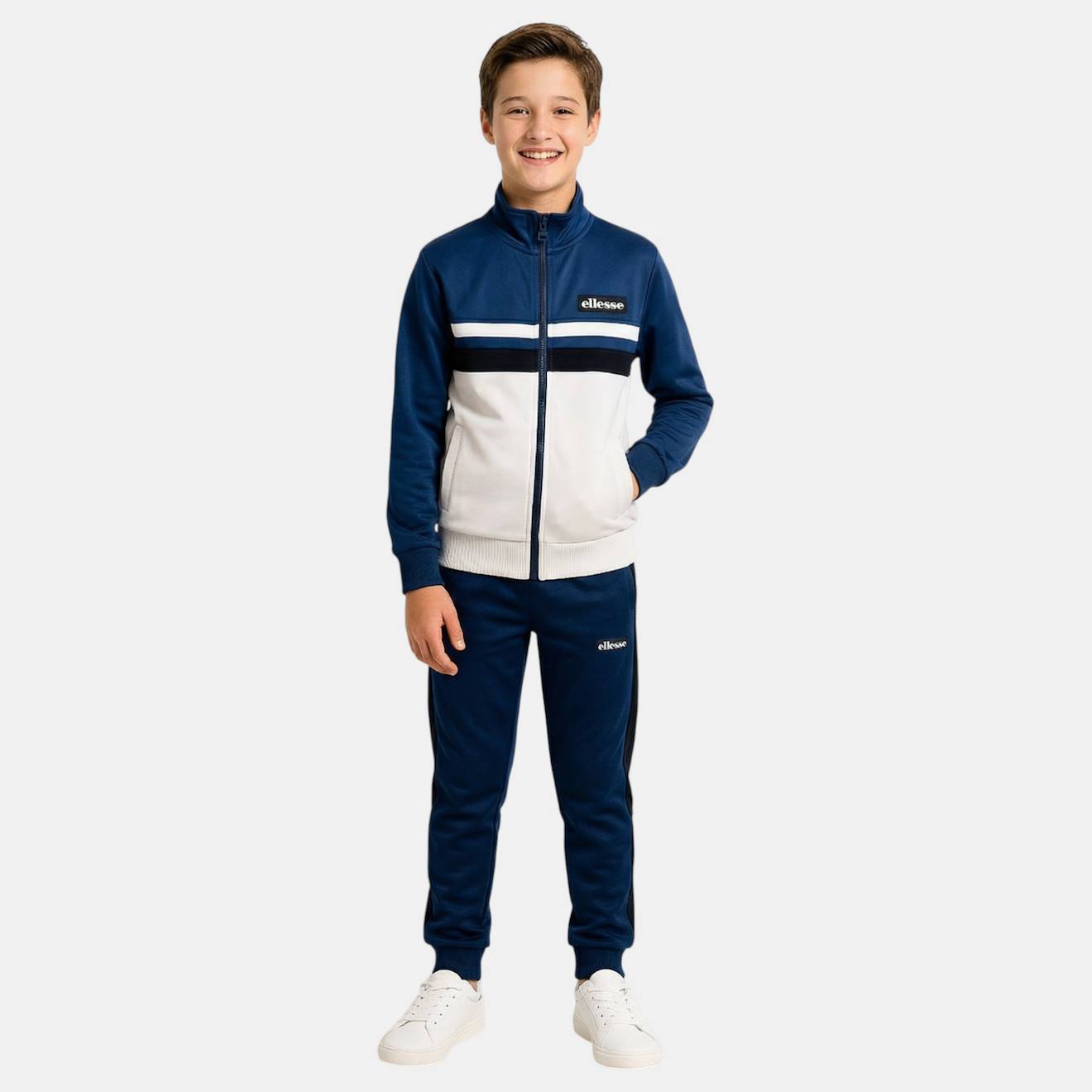 Ensemble Veste Et Pantalon Jogging Garçon À Imprimé Marine