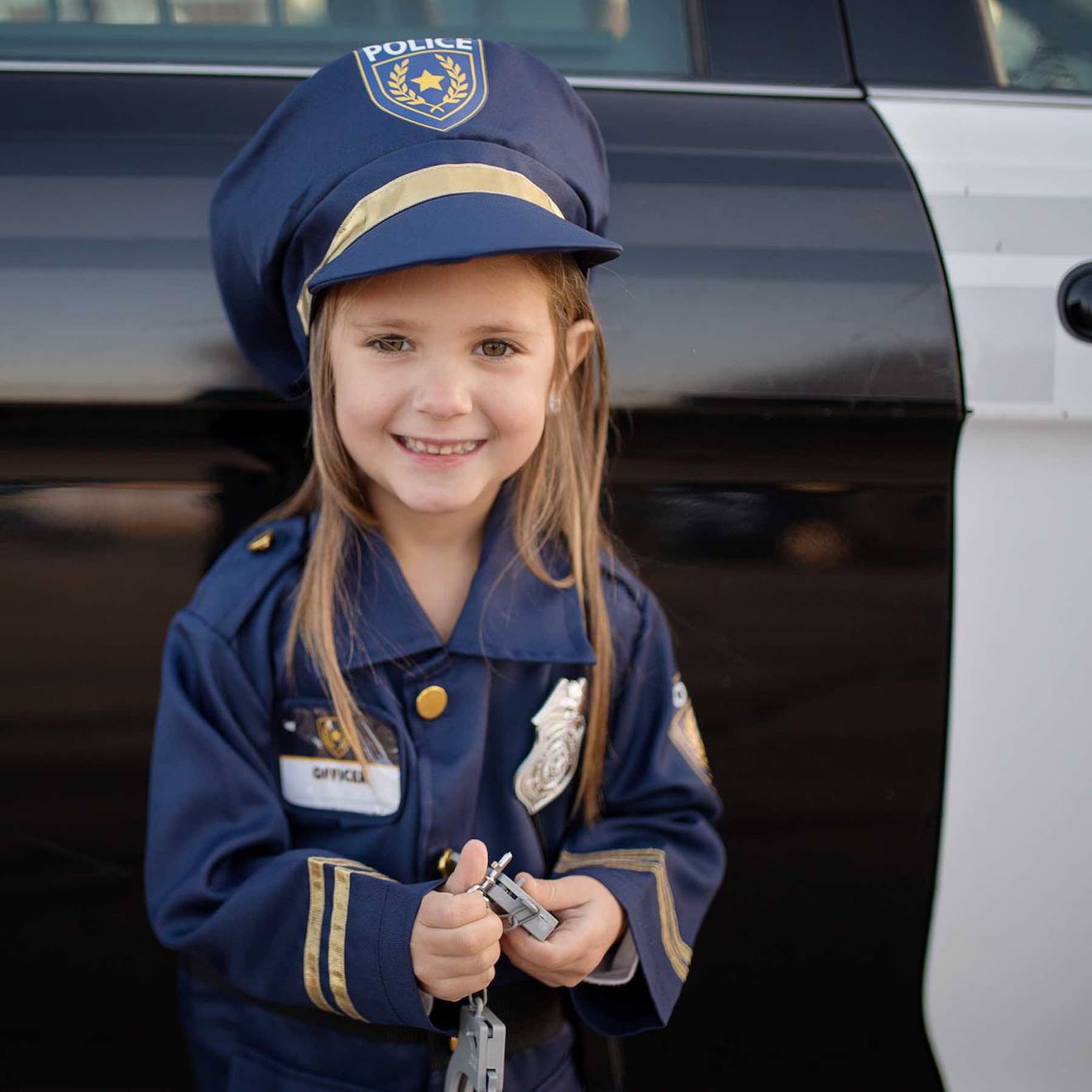 Déguisement Enfant Policier Avec Accessoires Bleu Déguisement Enfant Policier Avec Accessoires Bleu