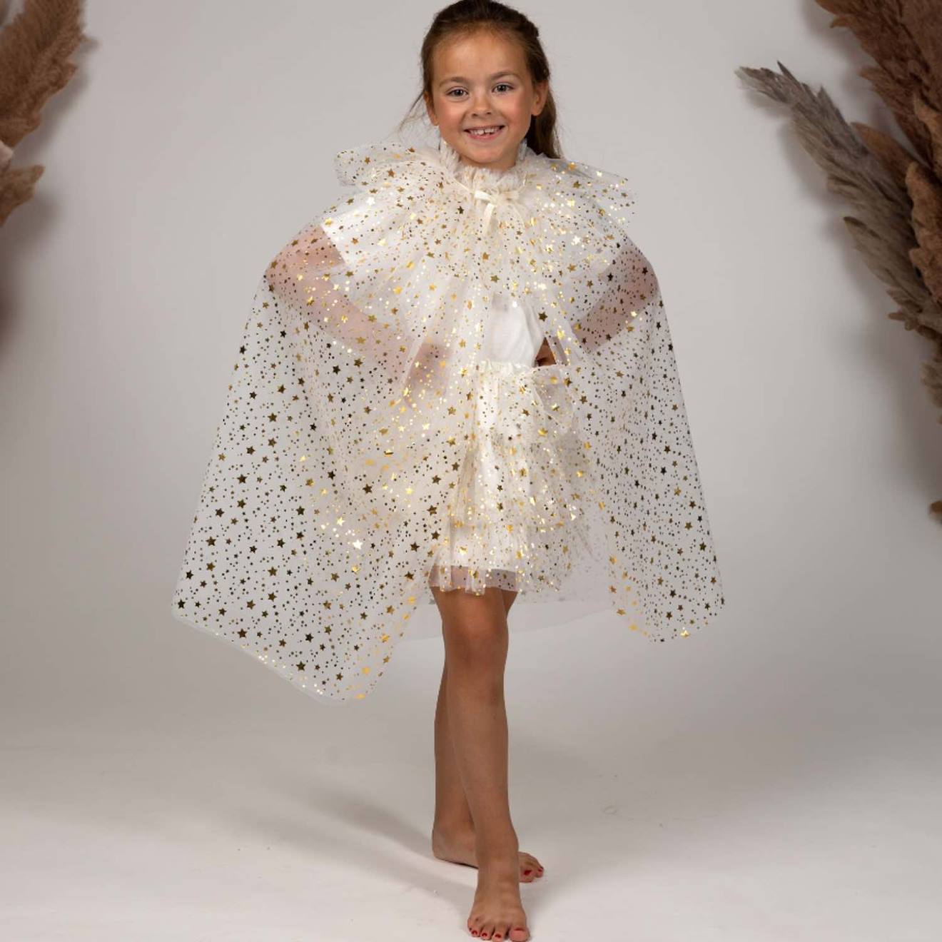 Déguisement Enfant – Cape Avec Tutu Loane Écru