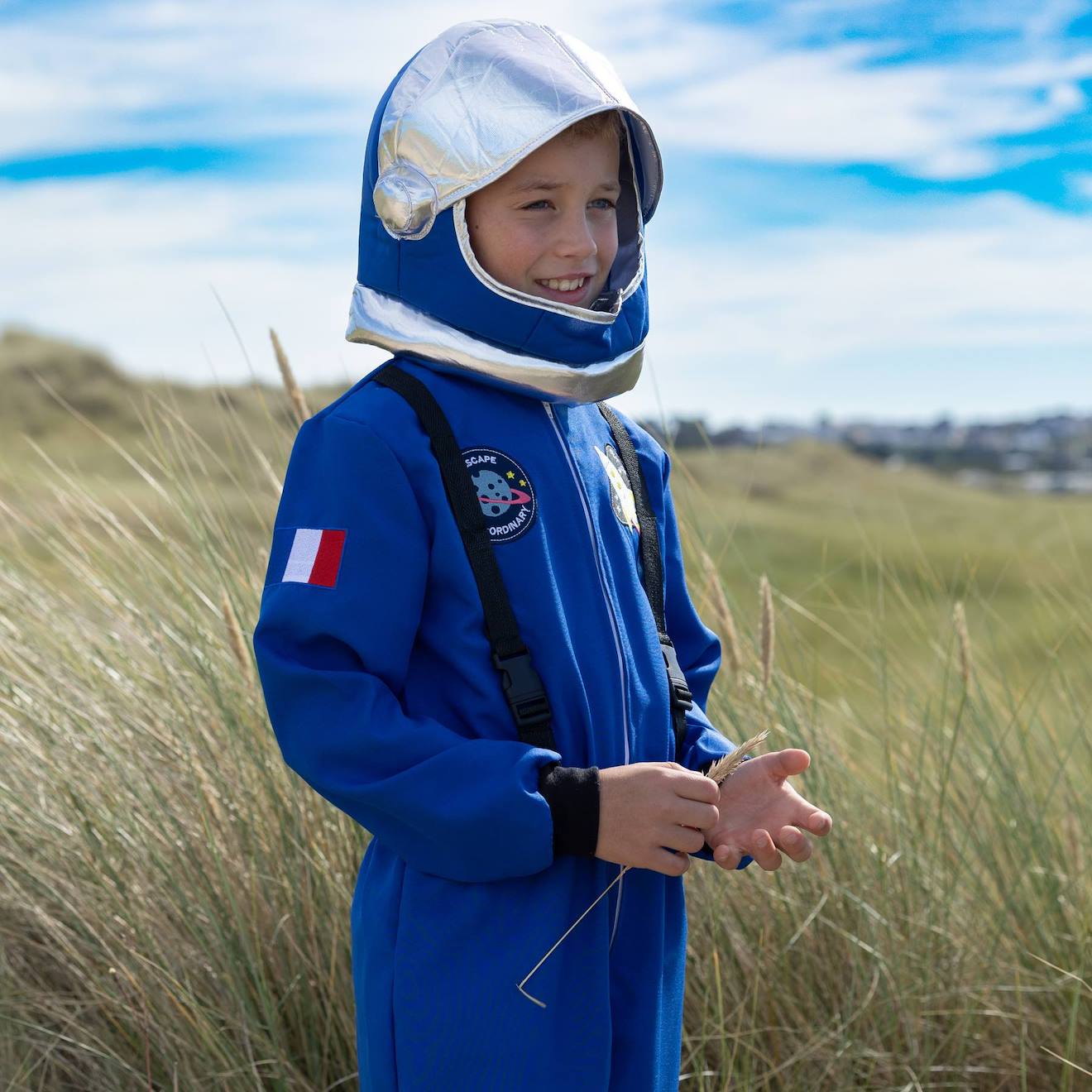 Déguisement Enfant Cosmonaute Astronaute Neil Bleu