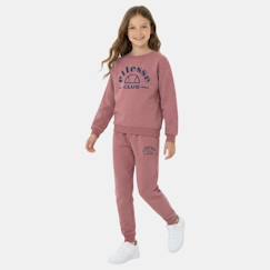 -Ensemble sweat capuche et pantalon jogging fille à imprimé