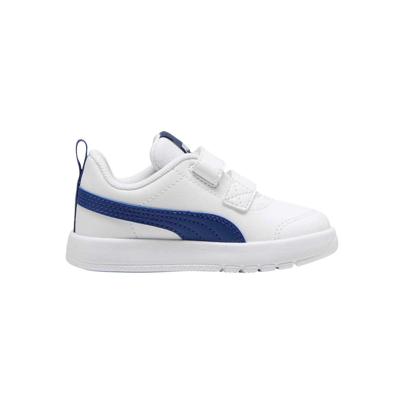 Baskets Basses Enfant À Scratch Blanc Clyde Royal