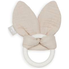 Puériculture-Repas-Anneau de dentition bunny ears en coton et silicone