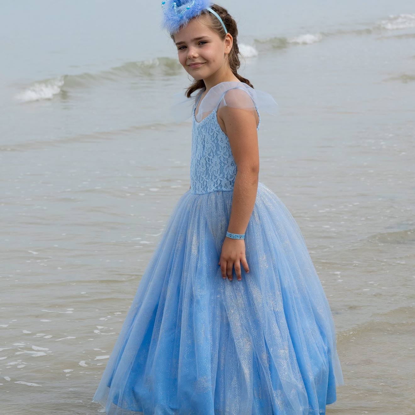 Déguisement Enfant – Robe De Princesse Eva Bleu