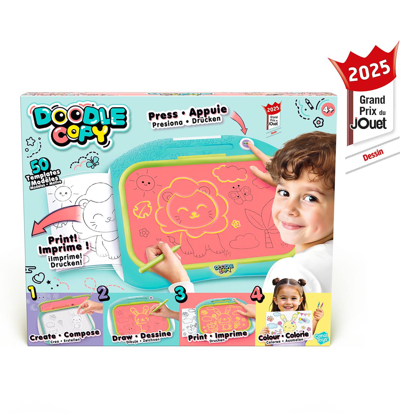Tablette À Dessin Doodle Copy Mutli-couleur