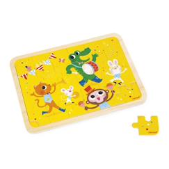 -Puzzle a la montagne en bois fsc 24 pièces