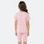 Ensemble fille t-shirt manches courtes et bermuda Beige+Fushia+Rosatre+Vert 9 - vertbaudet enfant 