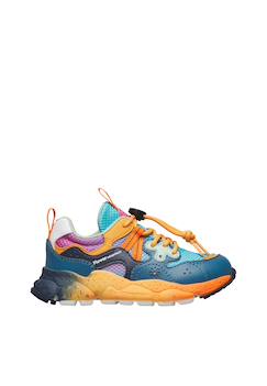 Sneakers en simili cuir et tissu technique yamano 3 junior.  - vertbaudet enfant