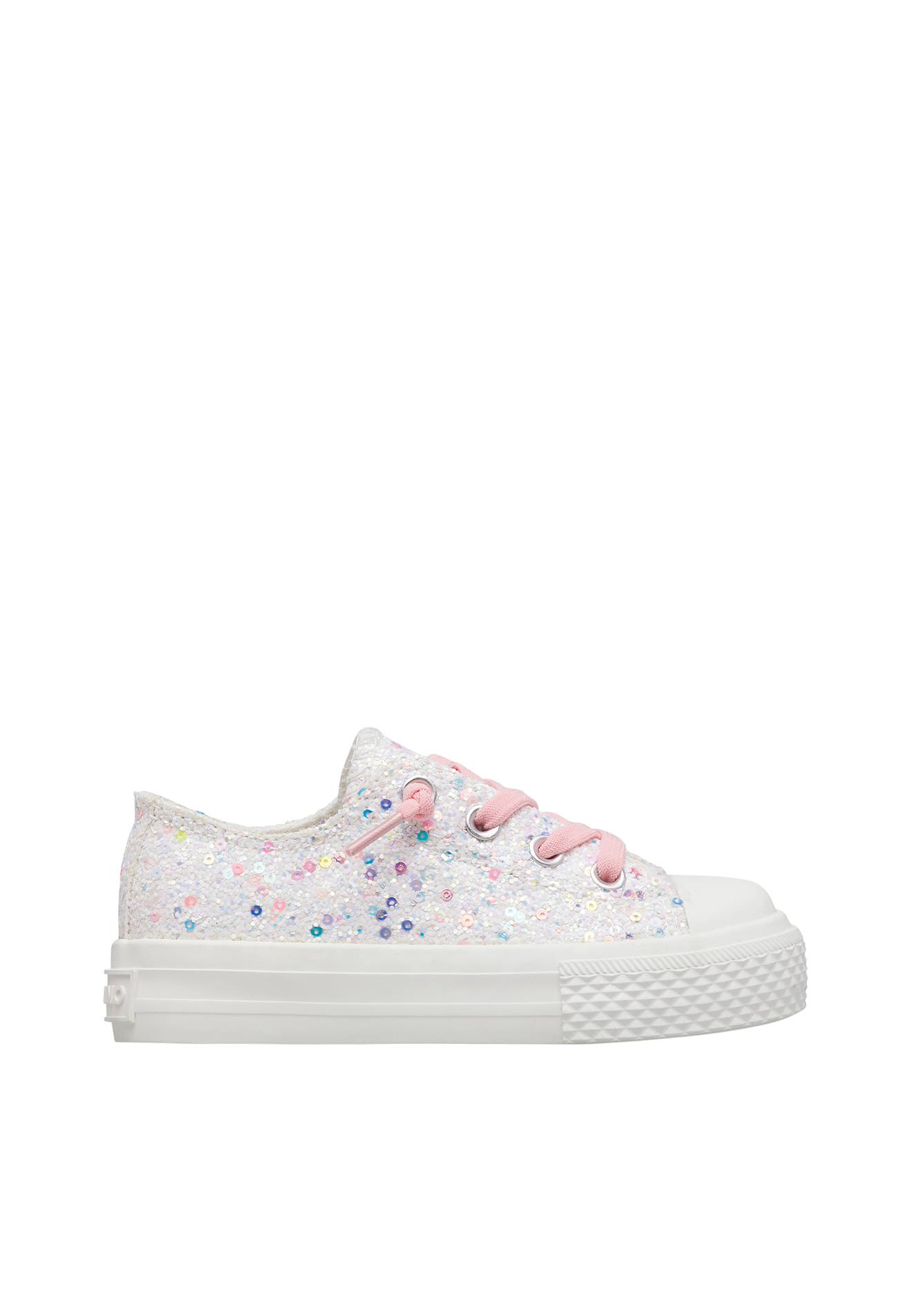 Sneakers En Tissu Ayasy. Blanc-