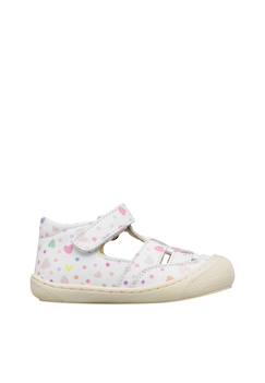 Chaussures-Chaussures bébé 17-26-Marche fille 19-26-Sandales en cuir wad