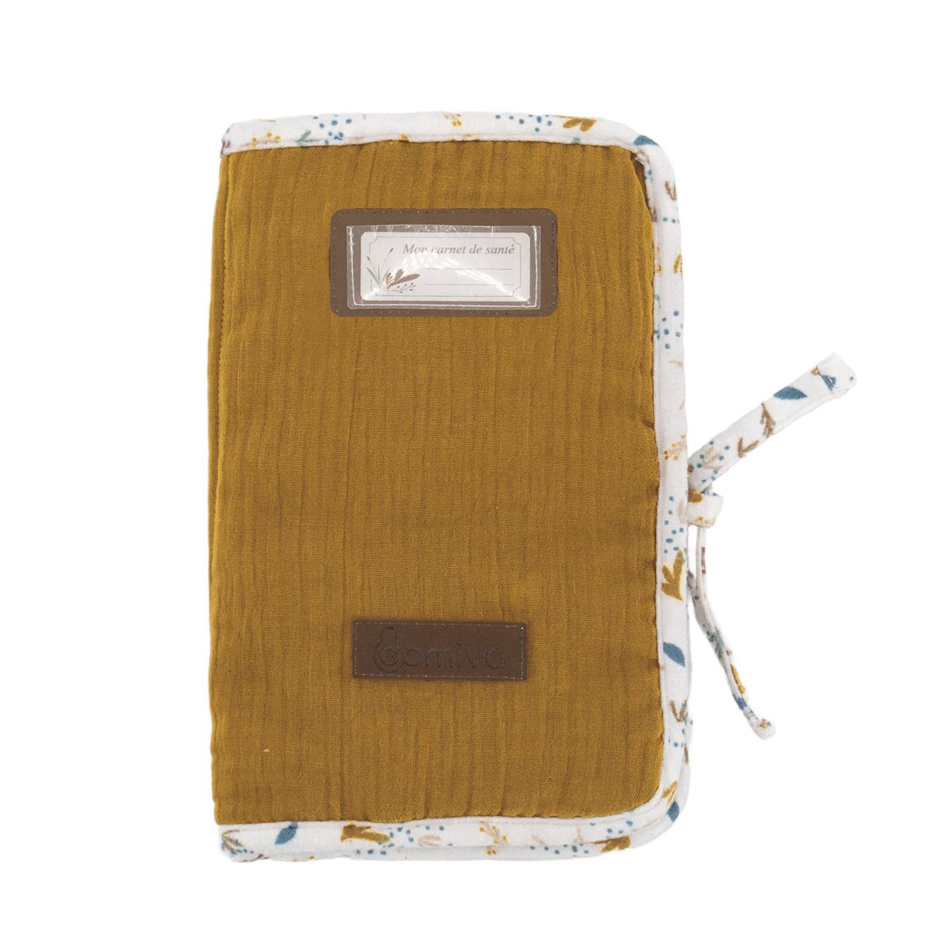 Protège Carnet De Santé Lavable Effet Velours Brown