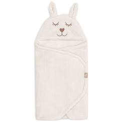 Puériculture-Chancelières, plaid-Plaid-Couverture nomade bunny nougat (100 x 105 cm)
