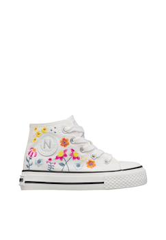 Chaussures-Chaussures fille 23-38-Baskets à la cheville en tissu ylfas.