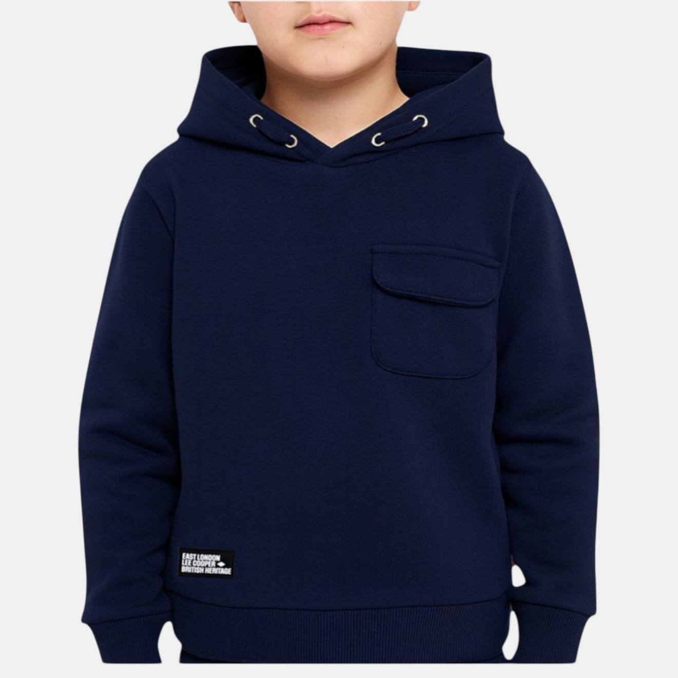Sweat À Capuche Garçon Imprimé Marine
