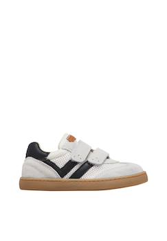 Chaussures-Chaussures bébé 17-26-Sneakers en cuir et tissu kevis 2 vl.
