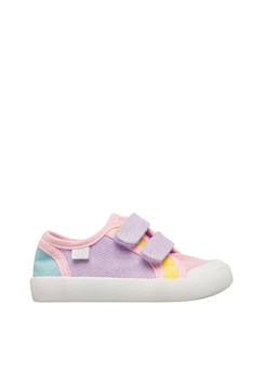 Chaussures-Chaussures fille 23-38-Baskets en tissu avec fermeture scratch summer vl.