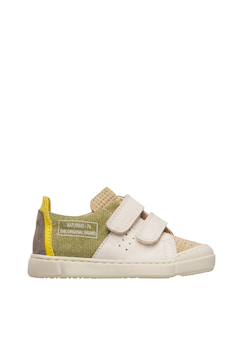 Baskets en cuir et en daim trajan vl  - vertbaudet enfant