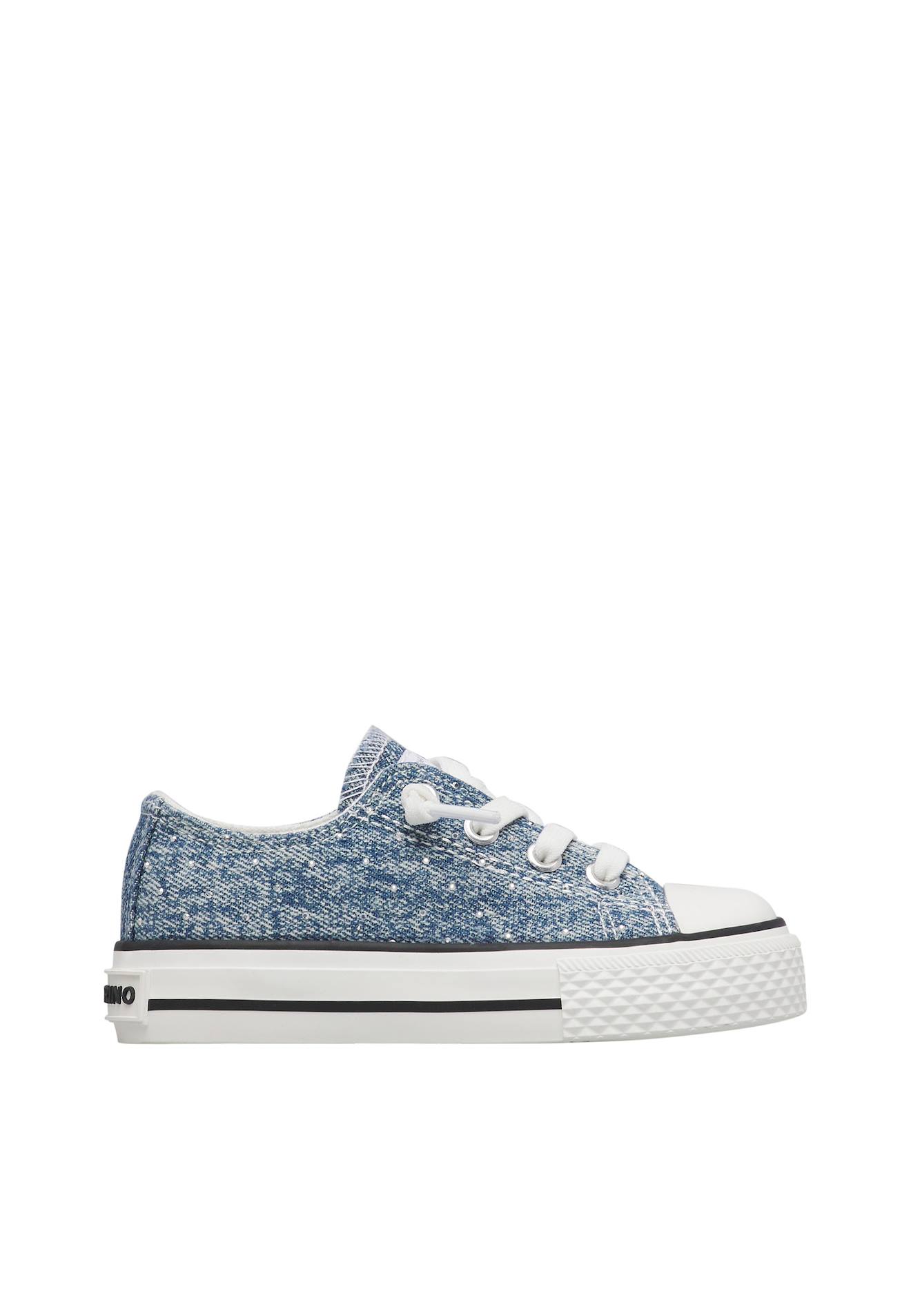 Sneakers En Tissu Ayasy. Bleu-
