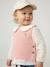 Pull bébé sans manches écru+marine+rose poudré 16 - vertbaudet enfant 